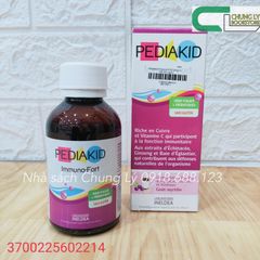 Pediakid Immuno-Fort tăng cường hệ miễn dịch 125ml cho bé từ 6 tháng