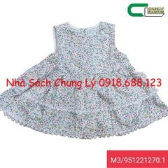 Áo 2 tầng 1 hàng nút lưng 1-8 - Hoa xanh nhí