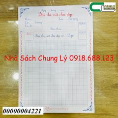 Giấy luyện viết chữ đẹp/ tờ