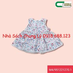 Áo 2 tầng 1 hàng nút lưng 1-8 - Hoa xanh đỏ