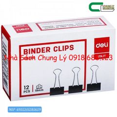 Kẹp bướm Deli 19mm