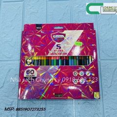 Bồ chì 2 đầu 60 màu MSTA S-SERIES