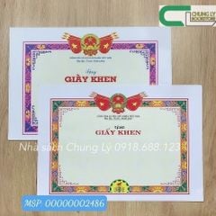 Giấy khen A4 mỏng GD