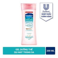 Sữa dưỡng thể Vaseline sdt dịu mát trắng da 200ml