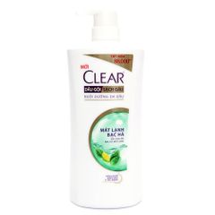 Clear dầu gội mát lạnh bạc hà 630ml