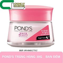 Pond's kem dưỡng trắng hồng rr đêm 30g