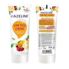 Sữa rửa mặt Hazeline tẩy tế bào chết cam cherry 50g/tuýp
