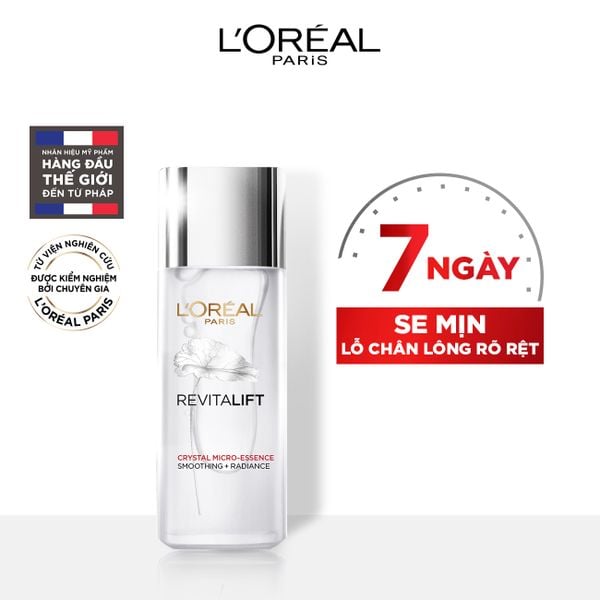 Dưỡng Chất Căng Mướt Da L’Oréal Paris Revitalift Crystal Micro Essence 65ml