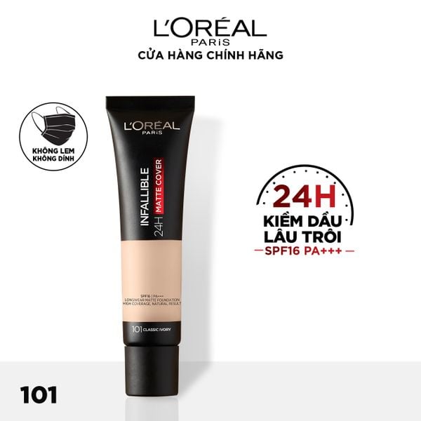 Kem nền lâu trôi L’Oreal Paris Infallible 24H MATTE COVER