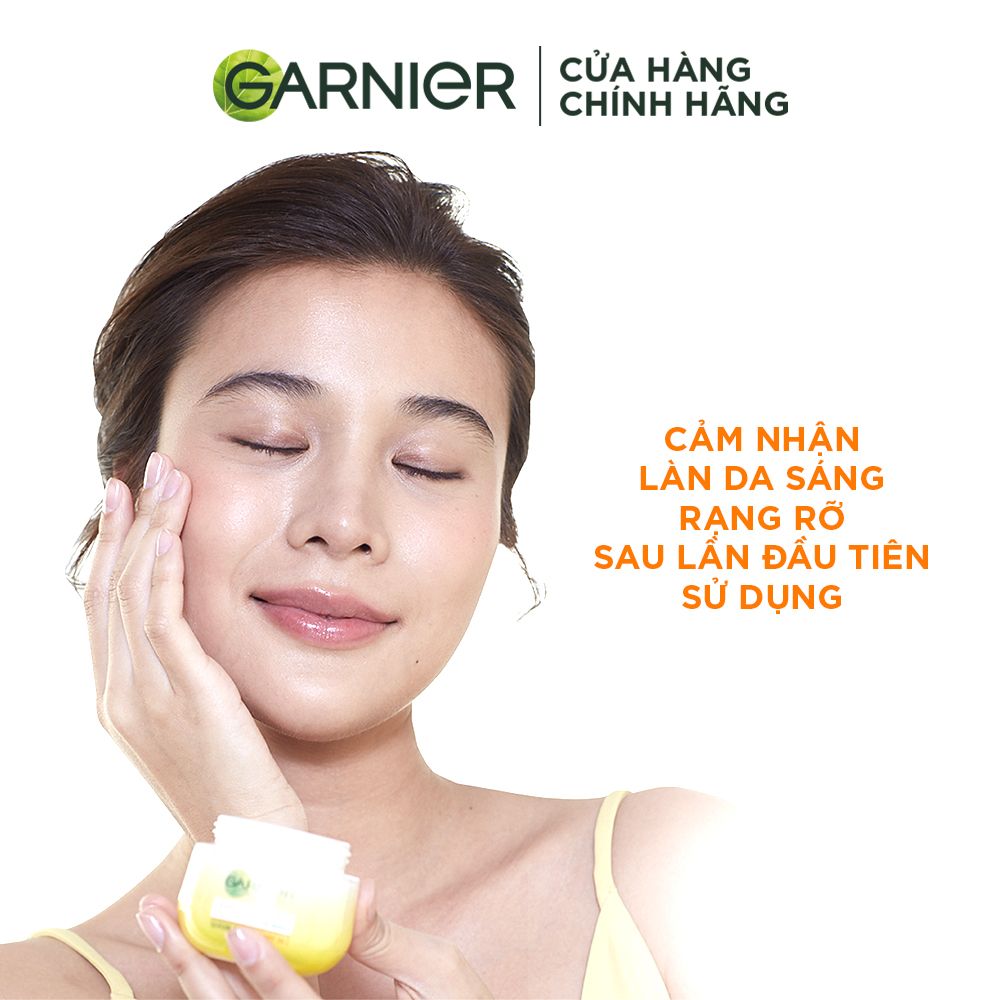  [MINISIZE] Mặt nạ ngủ dưỡng đêm tinh chất sữa chua sáng da Garnier Light Complete Yoghurt Sleeping Mask 18ml 