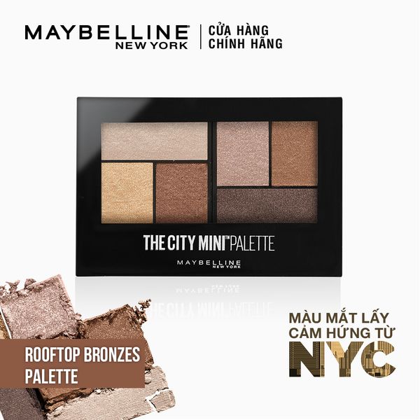  Bảng Phấn Mắt Maybelline New York 6 Màu Mini Palette 4g 