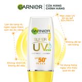  Kem chống nắng kiềm dầu & sáng da Garnier Light Complete Super UV Matte 30ml 