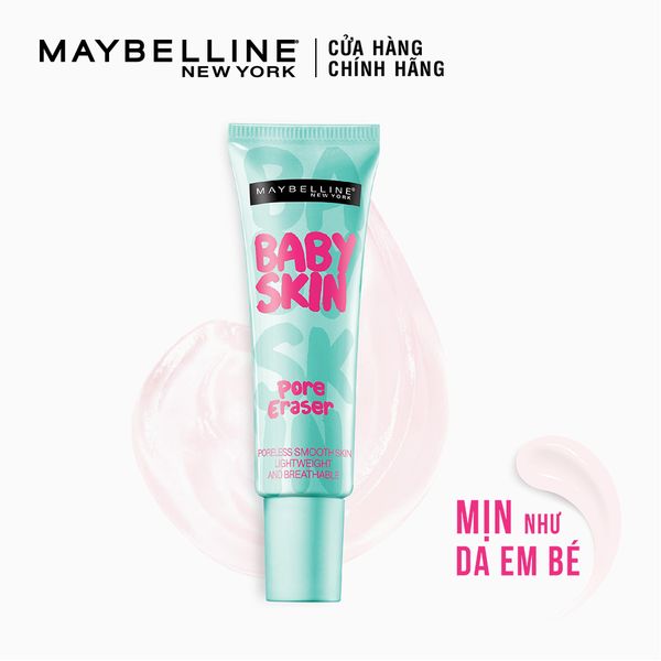 Kem lót mịn da che khuyết điểm Maybelline New York Baby Skin Pore Eraser Primer 22ml