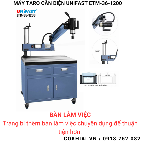 Phụ kiện máy taro cần điện Unifast ETM-36-1200