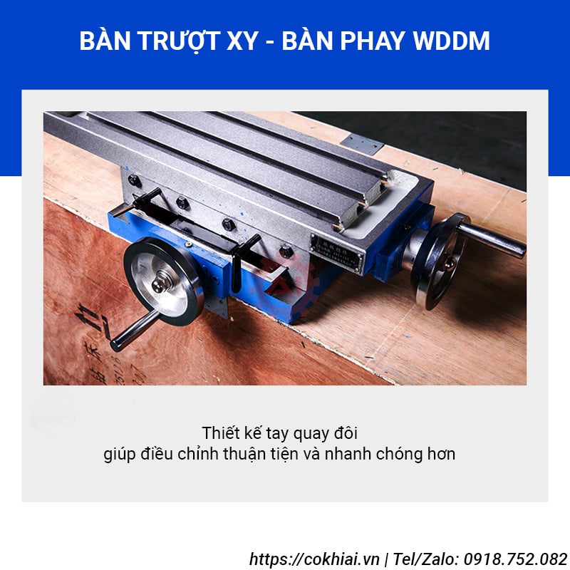 Cấu tạo bàn phay ZX7025A