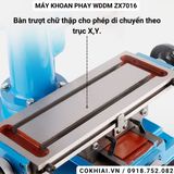  Máy khoan phay mini WDDM ZX7016 