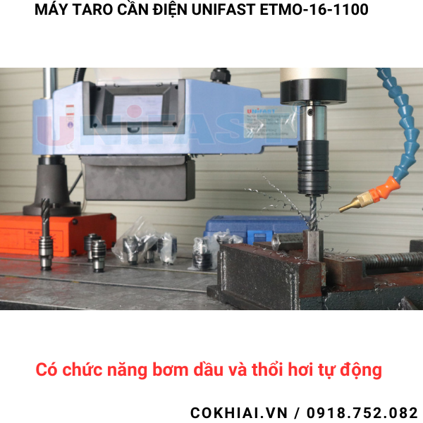 Cấu tạo Máy taro cần điện Unifast ETMO-16-1100