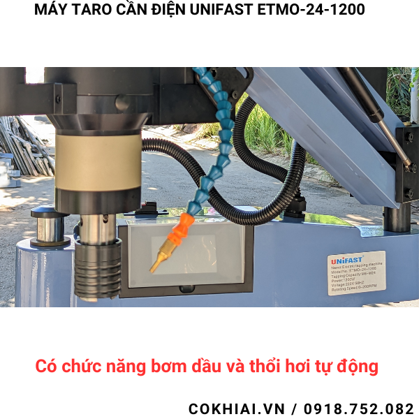 Cấu tạo máy taro cần điện ETMO-24-1200