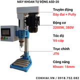  Máy khoan tự động NC servo Unifast ASD-20 