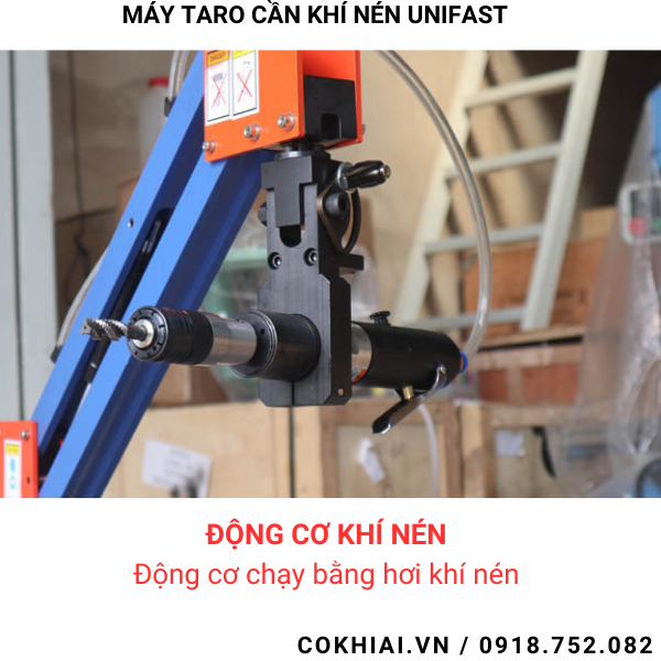 Cấu tạo máy taro cần khí nén Unifast