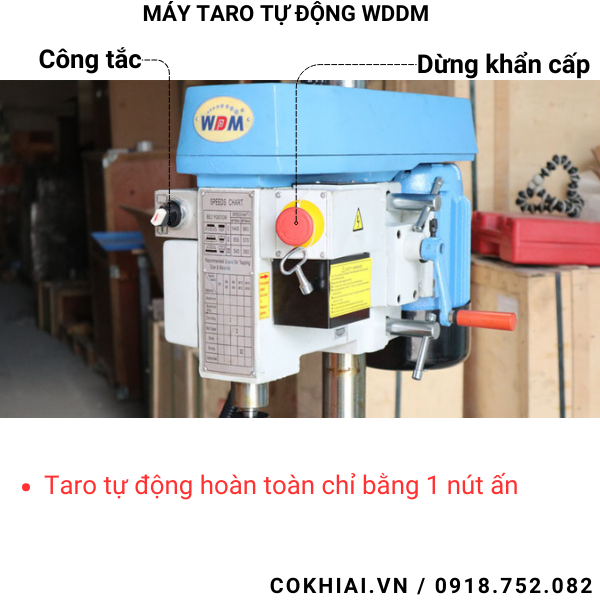 Cấu tạo máy taro tự động WDDM