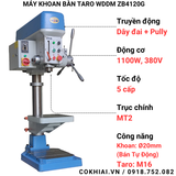  Máy khoan tự động có taro WDDM ZB4120G 