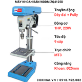  Máy khoan bàn công nghiệp WDDM ZQ4125D 