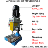  Máy khoan bàn mini WDDM ZWG-4 