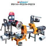  Combo (Máy khoan ống + Cắt ống + Cán Rãnh ống) 