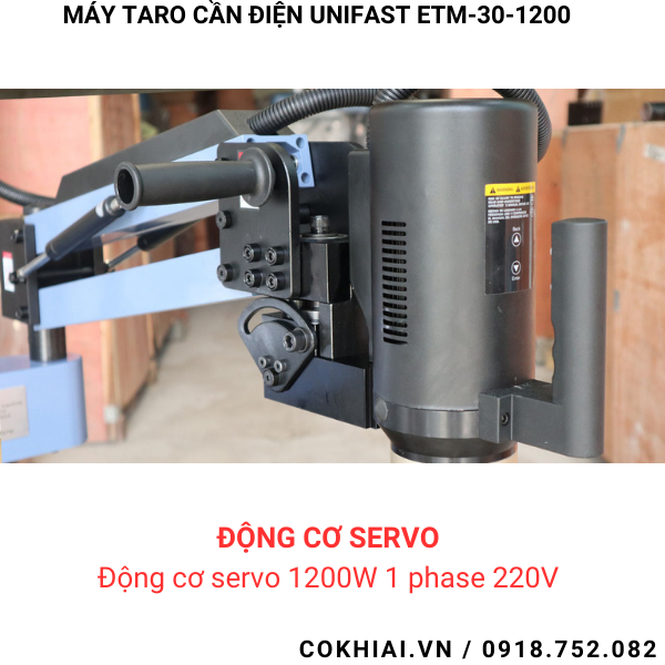 Cấu tạo máy taro cần điện Unifast ETM-30-1200