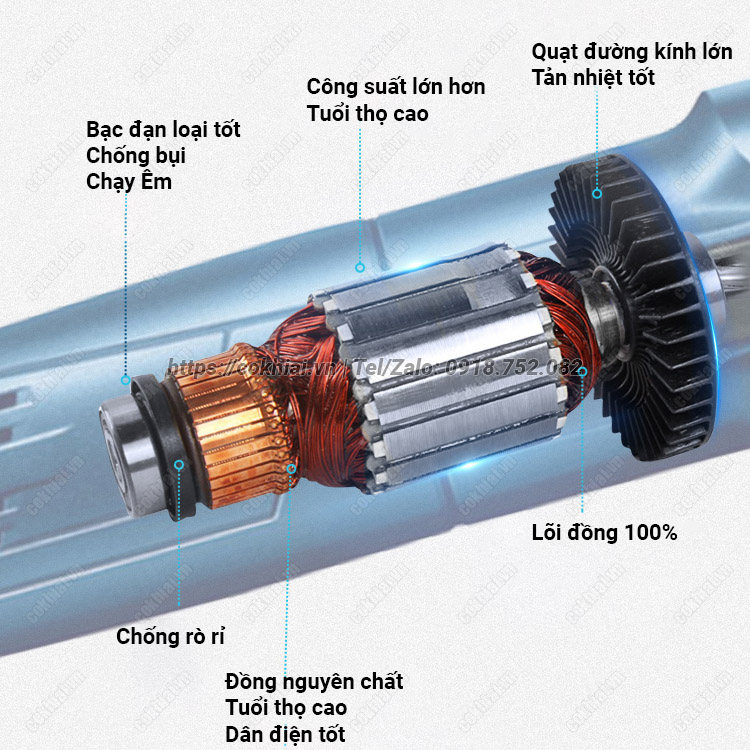 Cấu tạo máy vát mép cầm tay Unifast JT-100