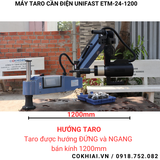  Máy taro cần điện Unifast ETM-24-1200 M24 