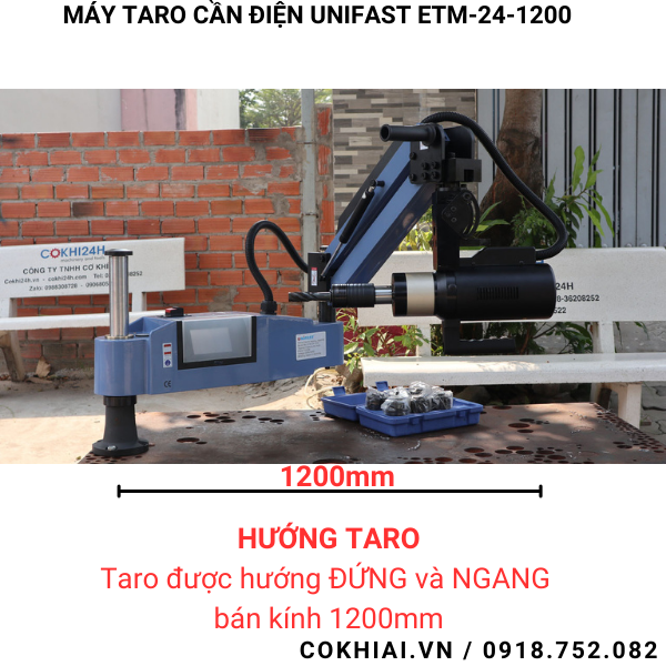 Cấu tạo máy taro điện Unifast ETM-24-1200