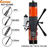  Máy khoan từ ta rô Cayken KCY-65/2WD 