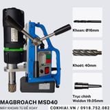  Máy khoan từ đế xoay Magbroach MDS40 