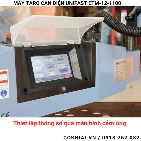 Cấu tạo máy taro điện Unifast ETM-12-1100