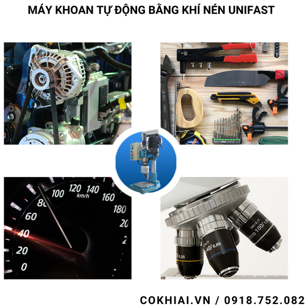 Cấu tạo máy khoan tự động khí nén ADP-16