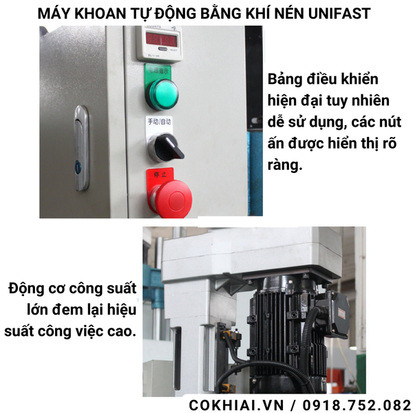 Cấu tạo máy khoan tự động khí nén ADP-16