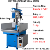  Máy taro tự động bánh răng WDDM 