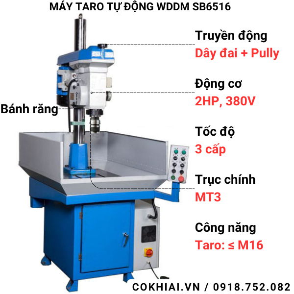 Thông số máy taro tự động WDDM