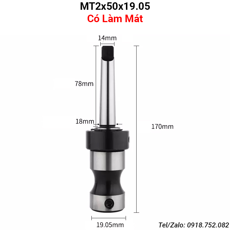 Đầu kẹp mũi khoan từ Magbroach MT2x50x19.05