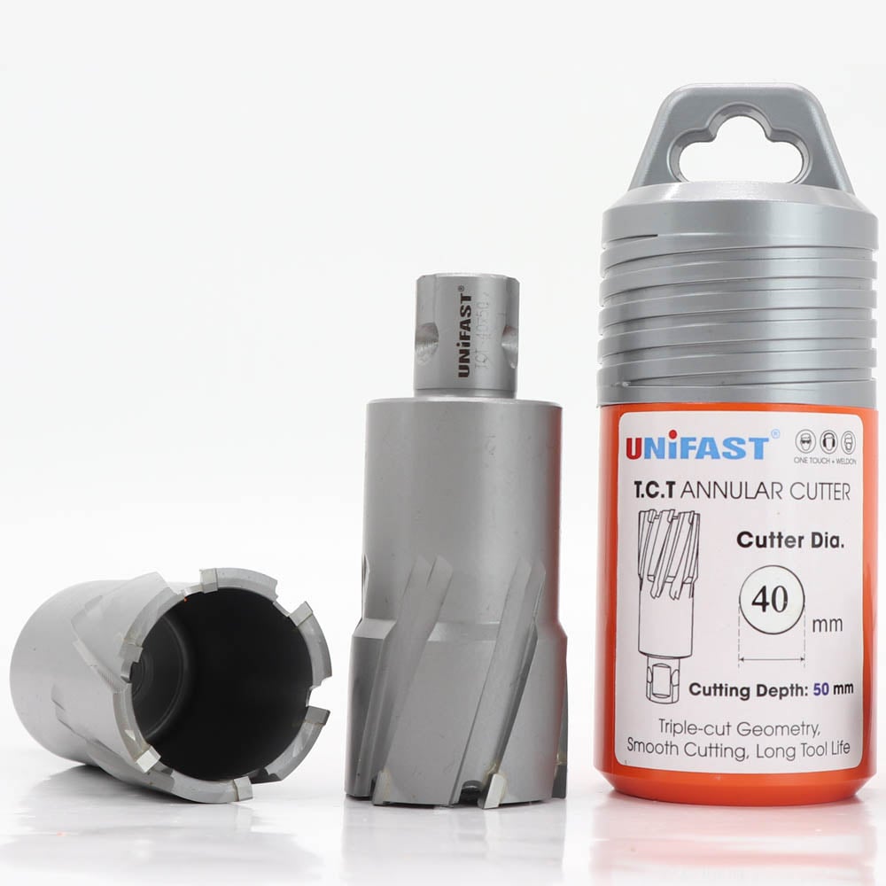 Mũi khoan từ hợp kim phi 40 Unifast TCT 40x50