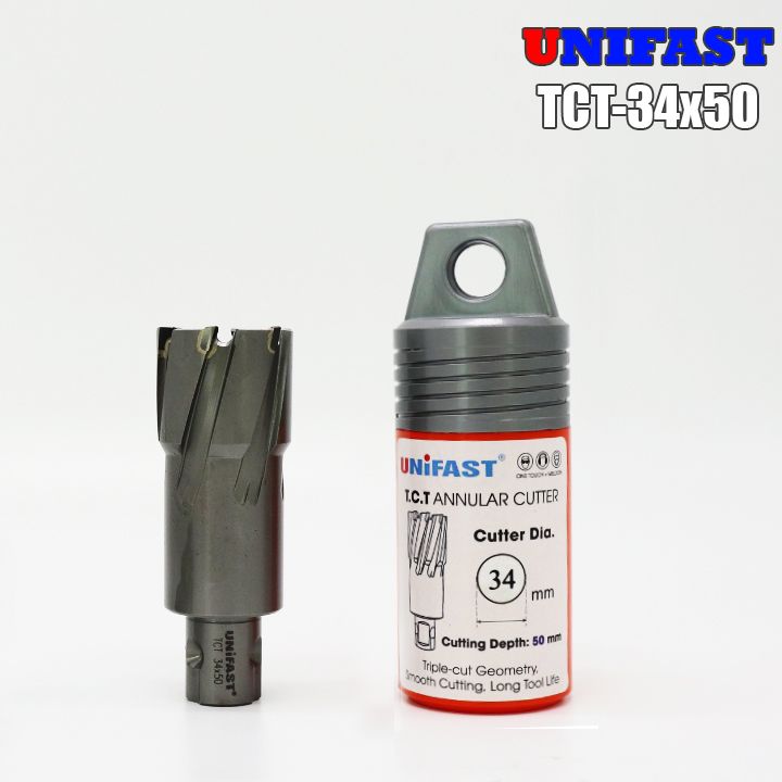  Mũi khoan từ 34mm Unifast TCT 34x50 