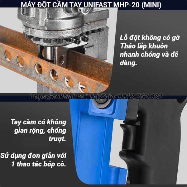 Cấu tạo máy đột MHP-20