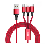  Cáp dù sạc nhanh Bagi 3 trong 1 