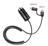  Củ sạc và cáp sạc xe Devia Flash Series Car Charger with Charging Cable 