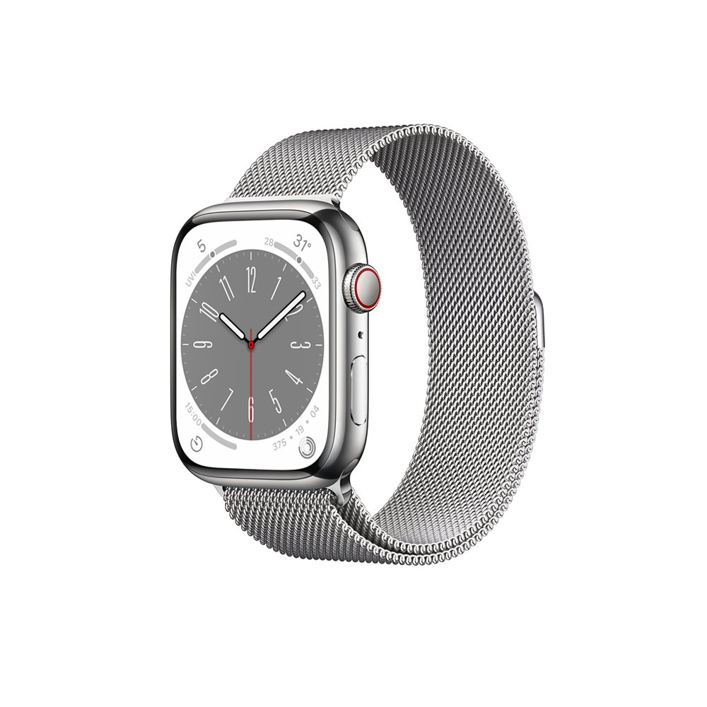 Apple Watch series 8 Stainless Steel - Viền thép - Dây thép 