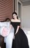 Đầm Len Xoắn Bẹt Vai