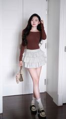 Bodysuit Thun Trơn TD Hở Lưng