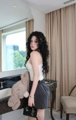 Quần Short Họa Tiết Kèm Dây